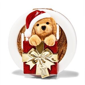 Bath & Body Works Dog In Present Car Fragrance Holder